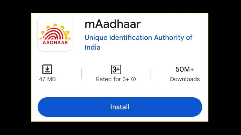 Best Aadhar Card Check Karne Wala App -mAadhaar